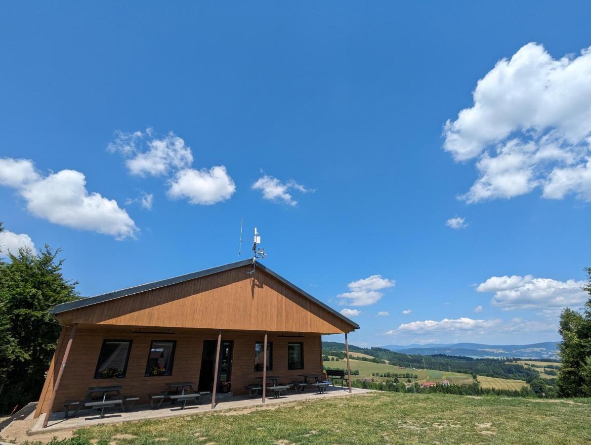 Restaurace A Penzion Gansberg Cotkytle Exterior foto